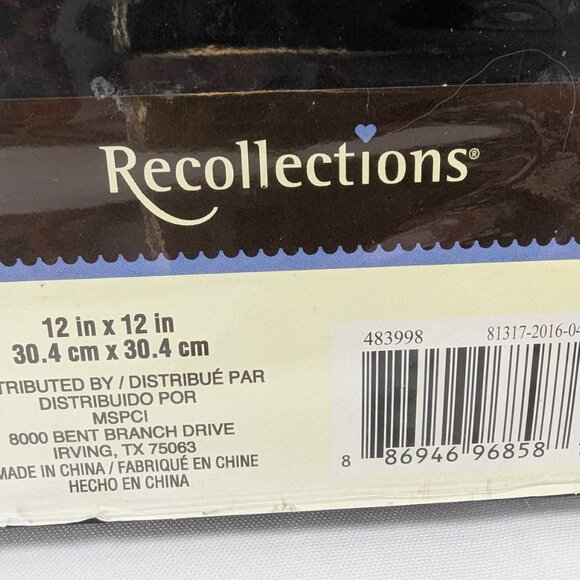 Recollections Scrapbook Album Kit The Good Life 95 Pieces 12"x12" Black Gold New - Picture 7 of 14